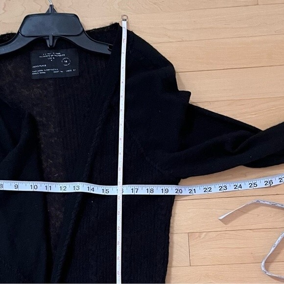 AllSaints Spitalfields Wendell Cardigan Sweater in Black 14 - Picture 11 of 12